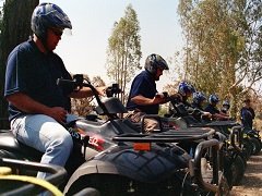 Quad biking